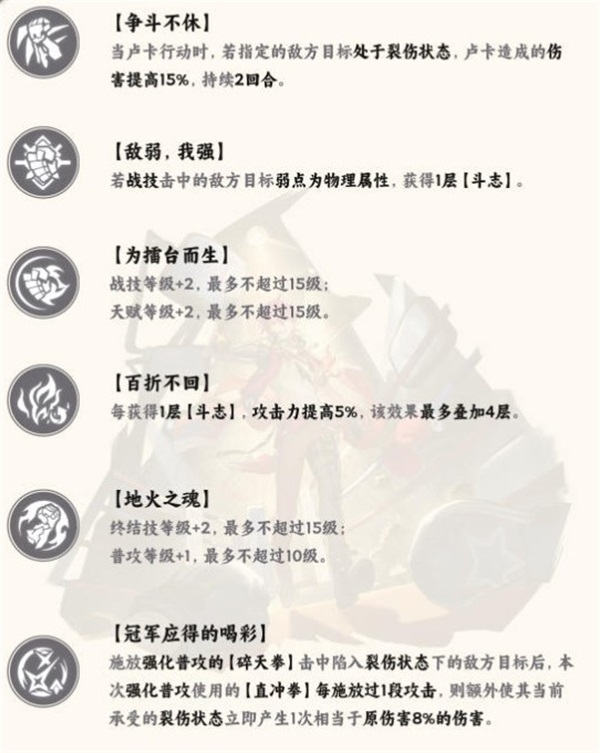 崩坏星穹铁道卢卡星魂是什么效果 崩坏星穹铁道卢卡星魂效果详解