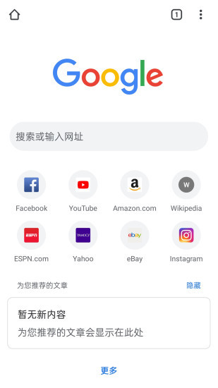谷歌浏览器清爽版截图1